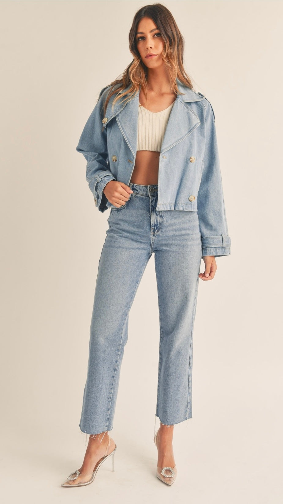 Blair Denim Trench