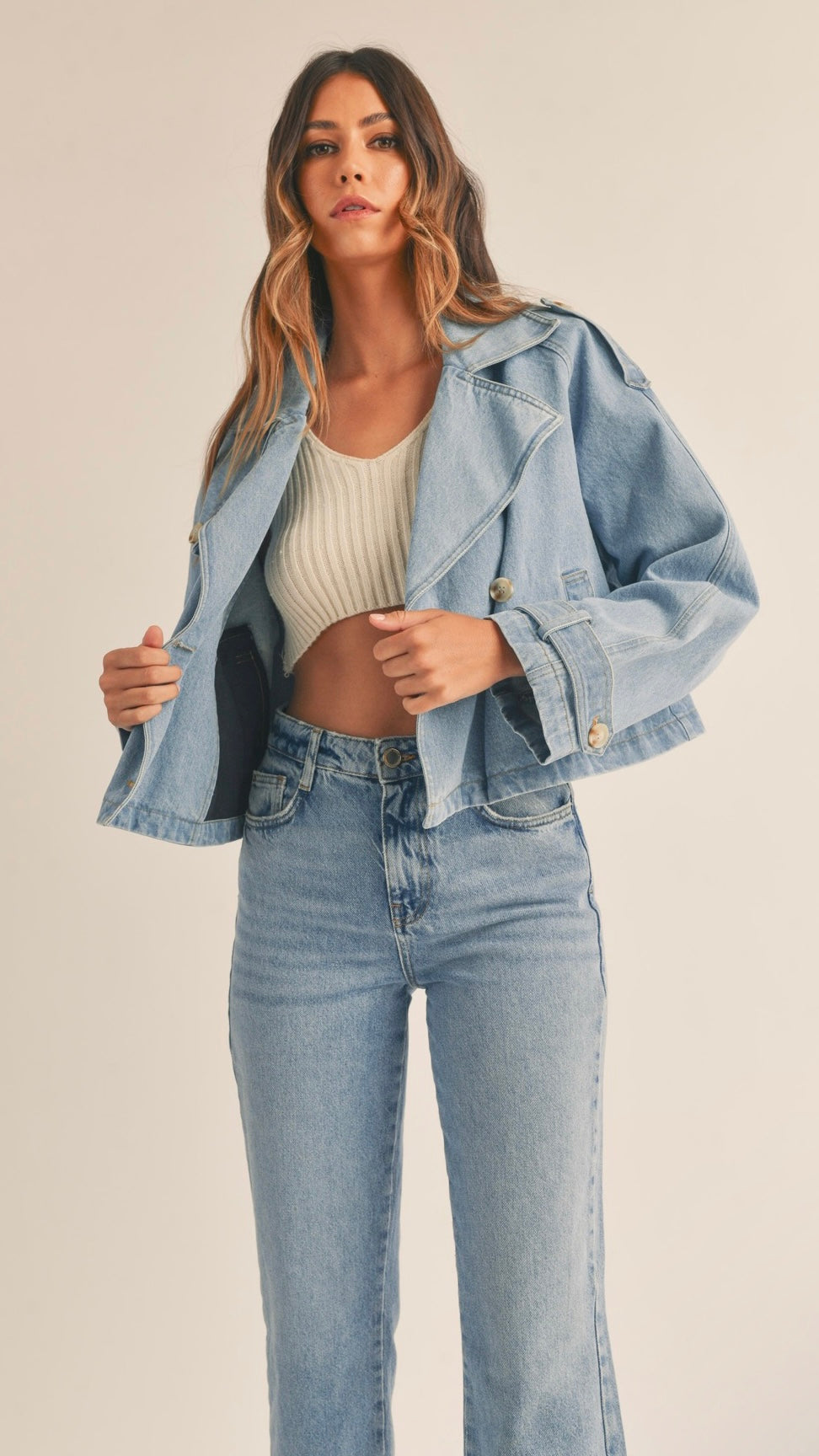 Blair Denim Trench