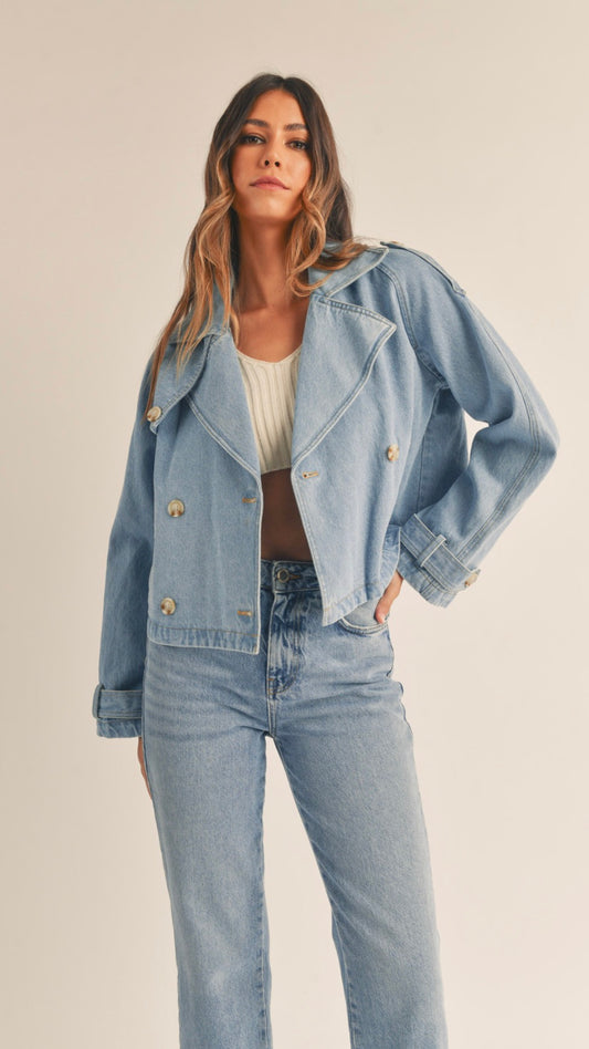 Blair Denim Trench