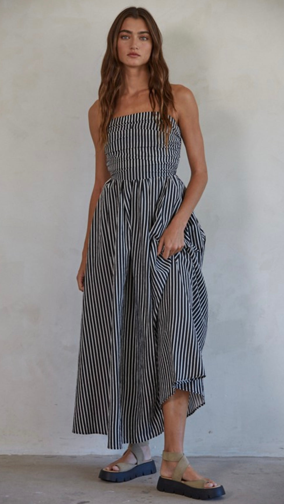 leighton straight fit dress Dress The Population Leighton Gown - Black