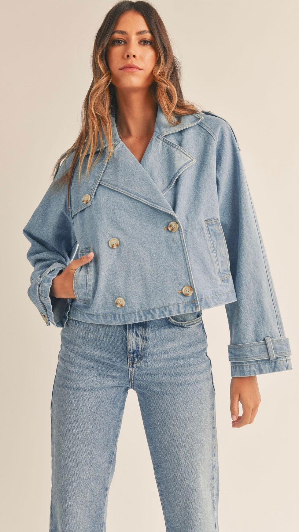 Blair Denim Trench