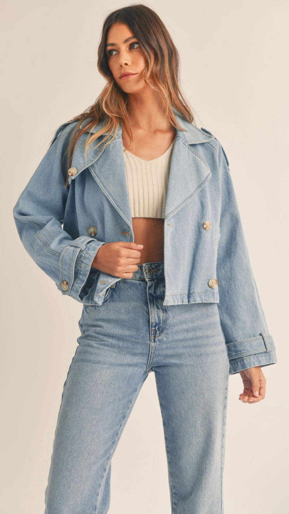 Blair Denim Trench