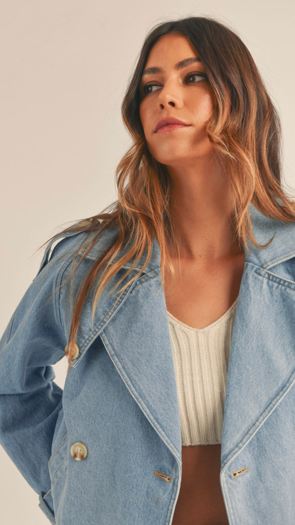 Blair Denim Trench